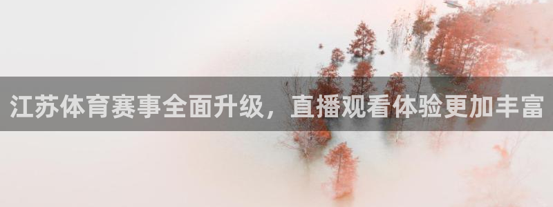 永盈彩票平台网址,：江苏体育赛事全面升级，直播观看体验更加丰富